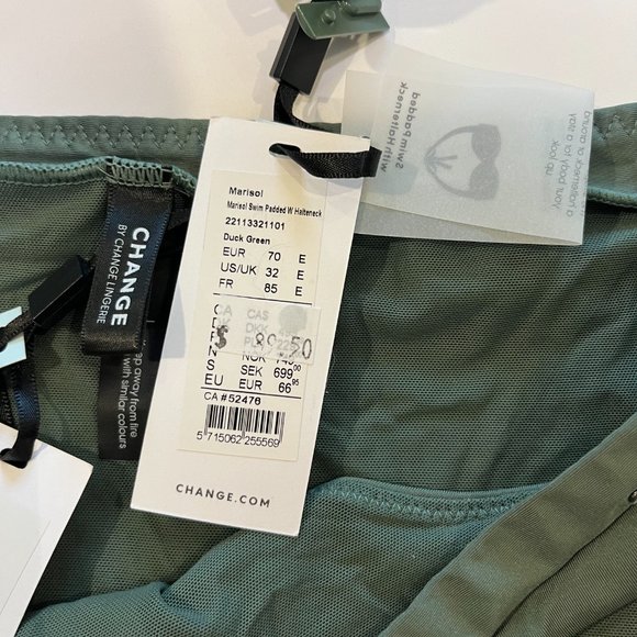 Change Marisol Bandeau Bikini Top & Bottoms in Green - Picture 4 of 5